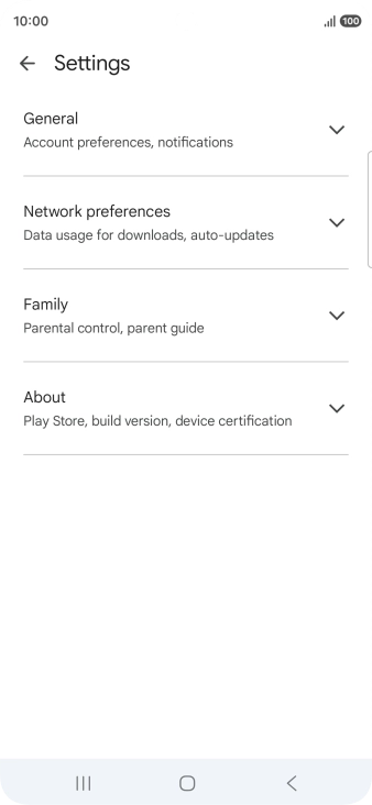 Press Network preferences.
