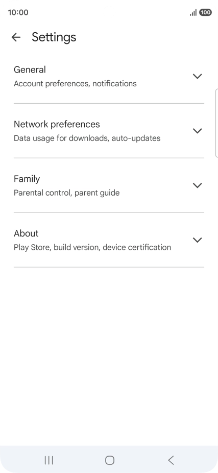 Press Network preferences.