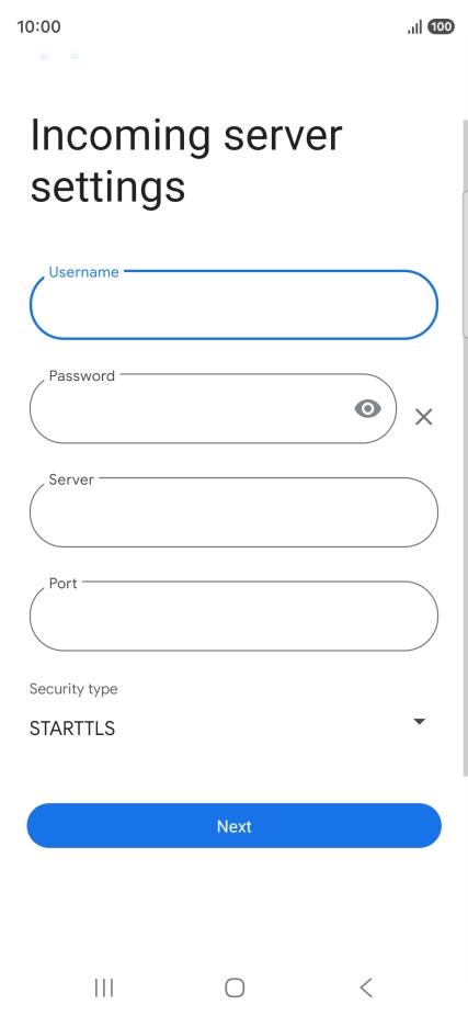 Press the field below 