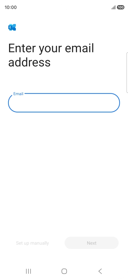 Press the field below 