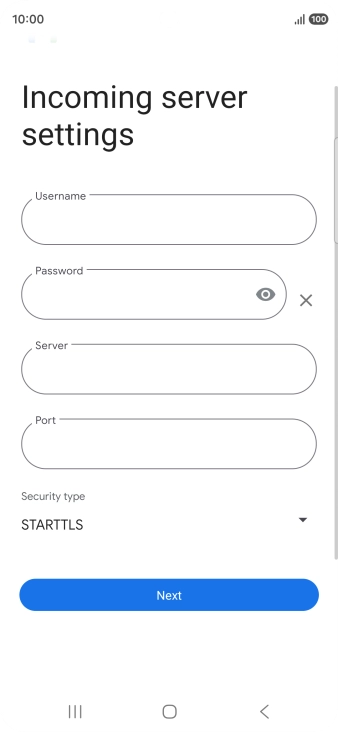 Press the field below 