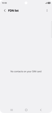 Press the menu icon.