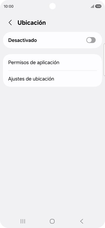 Pulsa el indicador para activar o desactivar la función.
