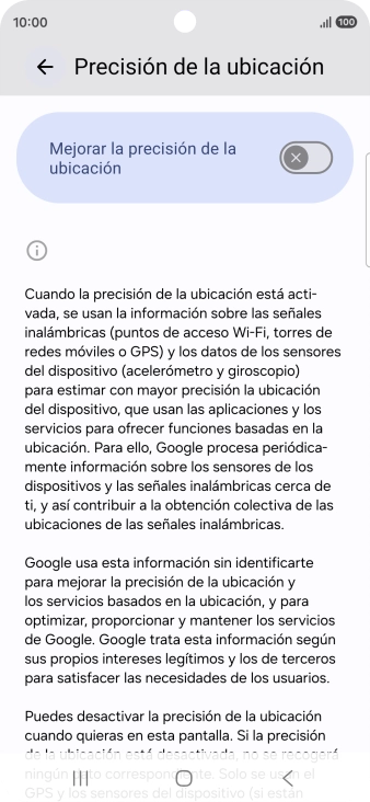 Si pulsas el indicador junto a 