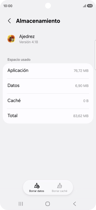 Pulsa la tecla de inicio para terminar y regresar a la pantalla de inicio.
