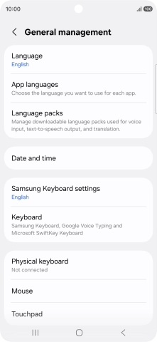 Press Date and time.