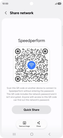 Place the QR code inside the camera frame on the other device to scan the code.