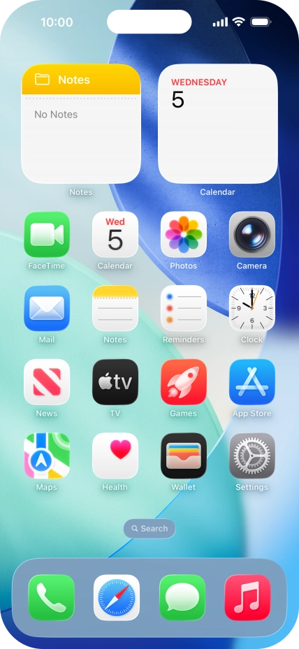 The Wi-Fi icon shows that your phone is connected to a Wi-Fi network.