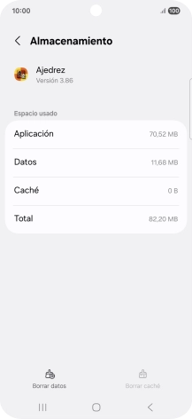 Pulsa la tecla de inicio para terminar y regresar a la pantalla de inicio.
