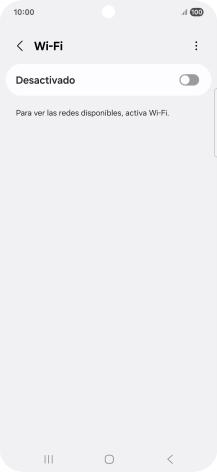 Pulsa el indicador para activar la función.