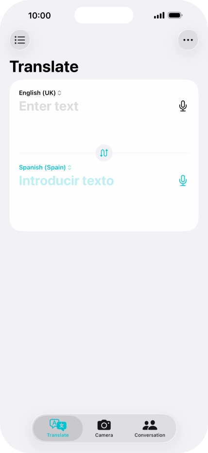 Press the first drop down list.