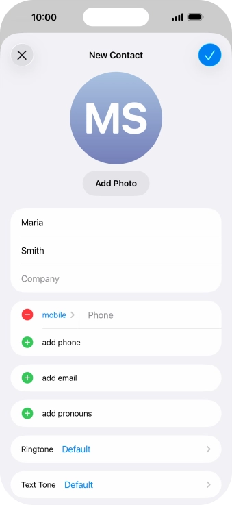 Press Phone and key in the required phone number.