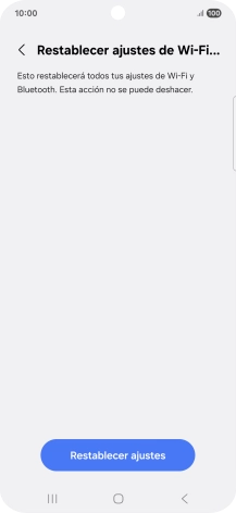Pulsa Restablecer ajustes.