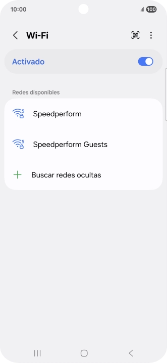 Pulsa la red wifi deseada.