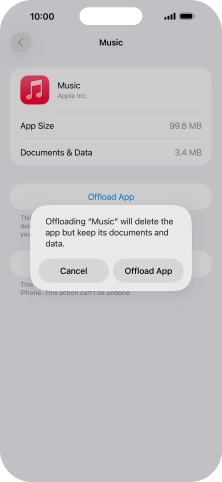 Press Offload App.