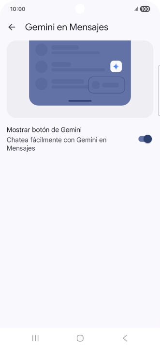 Pulsa el indicador junto a 