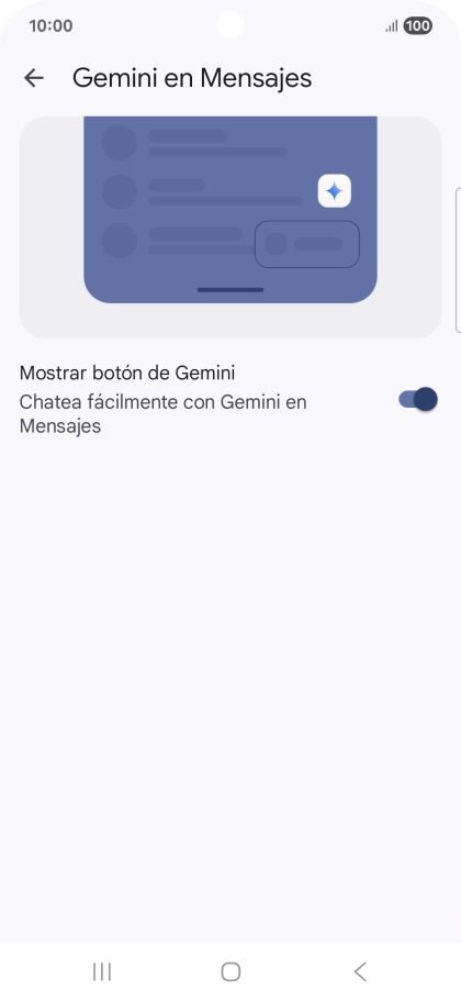 Pulsa el indicador junto a 