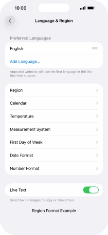 Press Add Language....