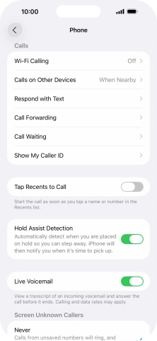Press Show My Caller ID.