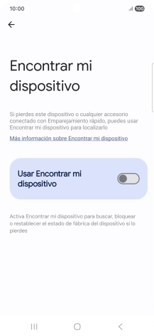 Pulsa el indicador junto a 
