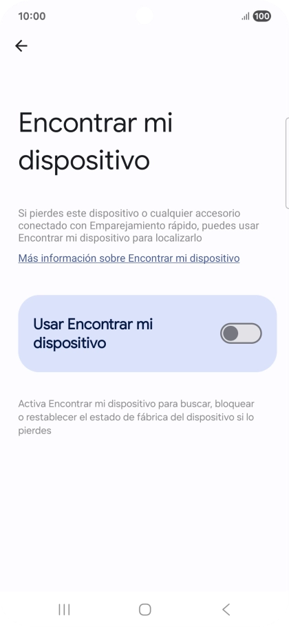 Pulsa el indicador junto a 
