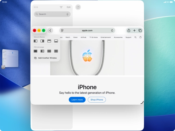 Press the required layout.