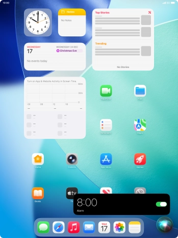 Say, in your own words, what you would like your tablet to do. OPEN CAMERA or SET AN ALARM.