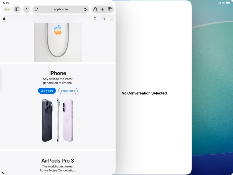 Press the second application.