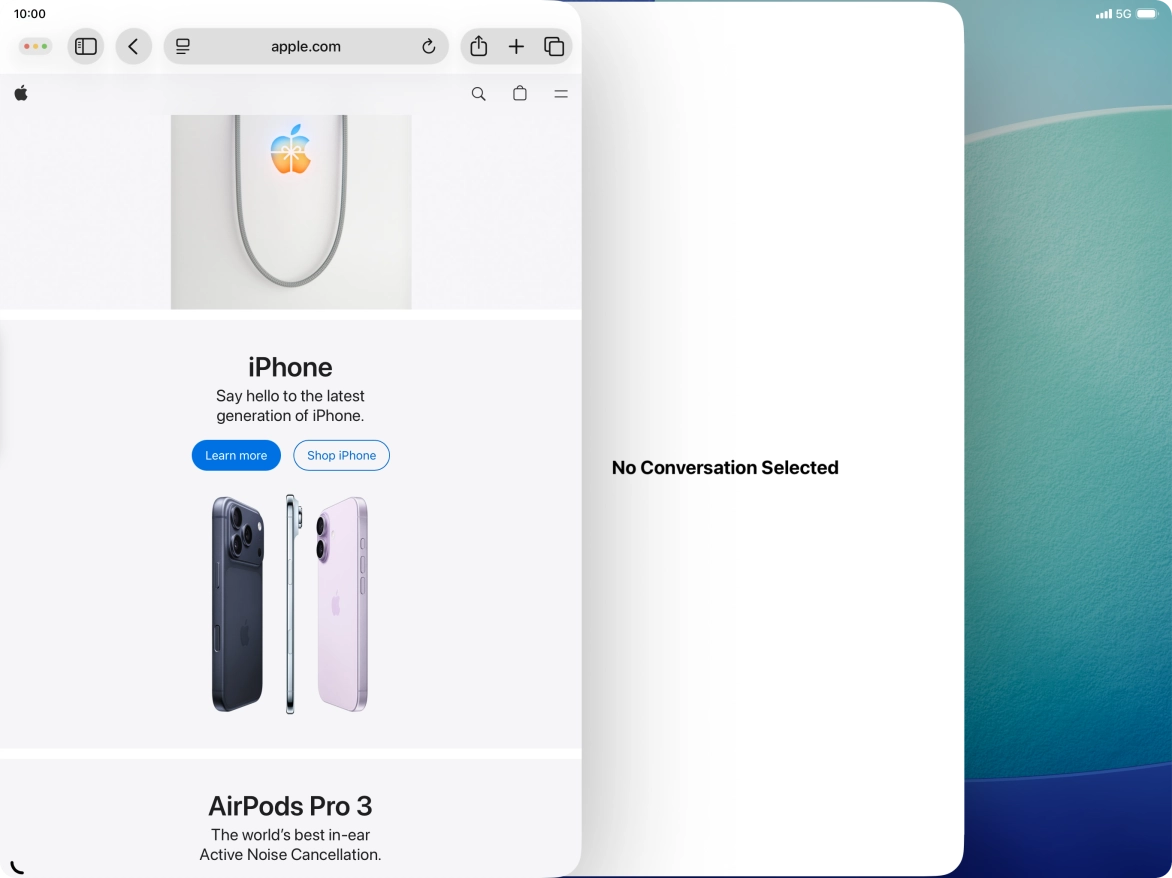 Press the second application.