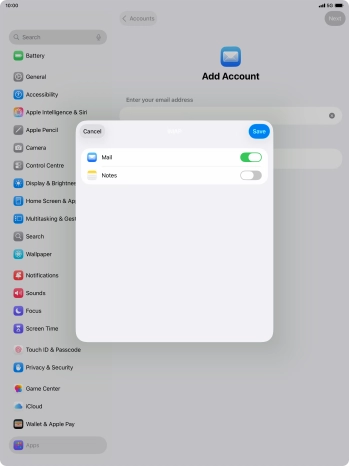Press Save. Your email account has now been set up. To select more settings for incoming and outgoing server, proceed with the following steps.
