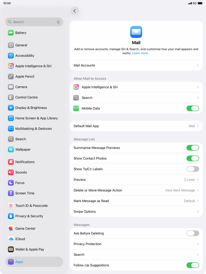 Press Mail Accounts.