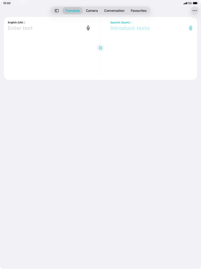 Press the first drop down list.