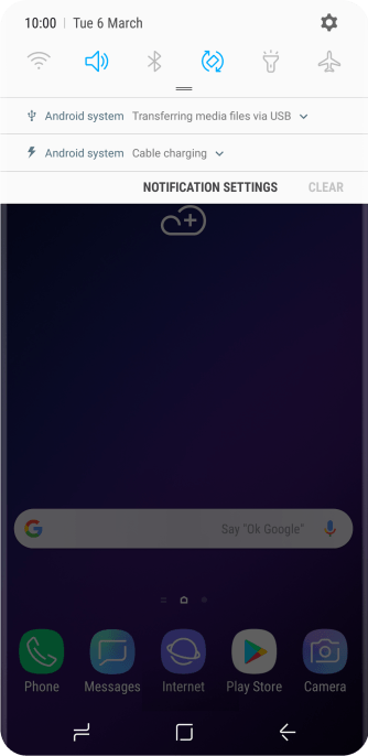 Samsung Galaxy S9 - Transfer files between computer and phone