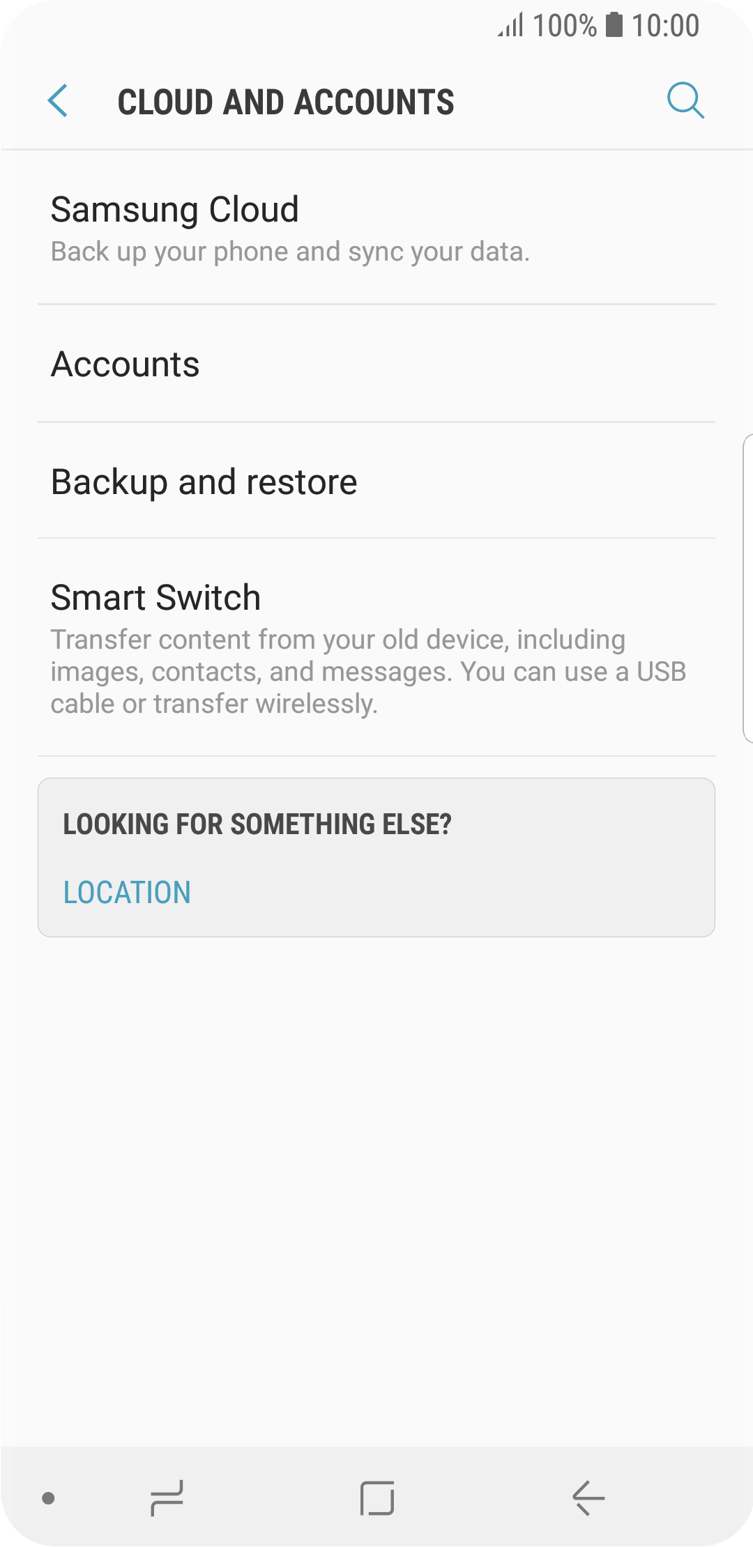 change email server settings on samsung s9