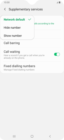 samsung a20 call waiting setting