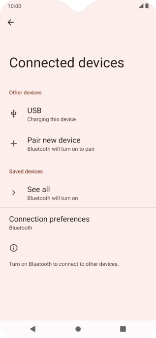 Press Pair new device.