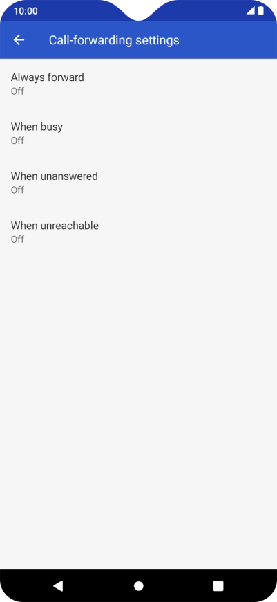 Press the Home key to return to the home screen.