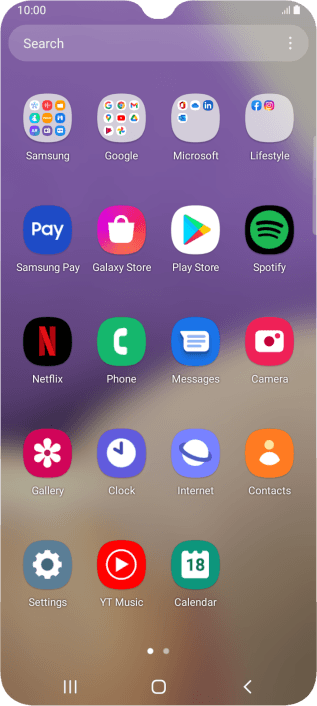 Samsung Galaxy A32 5G - Set up your phone for text messaging | Vodafone UK