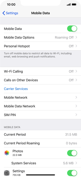 Guide For The Apple IPhone Xs Max Select Network Mode Vodafone Australia