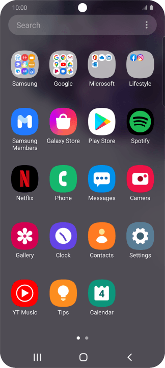 samsung s20 apps