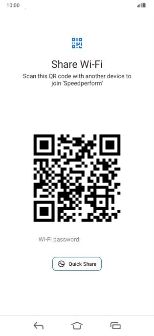 Place the QR code inside the camera frame on the other device to scan the code.