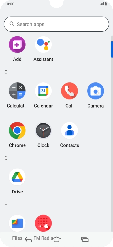 Press Chrome.