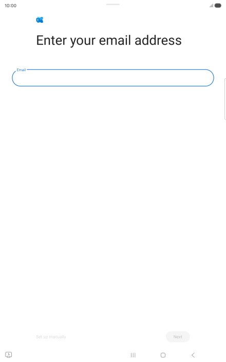Press the field below 