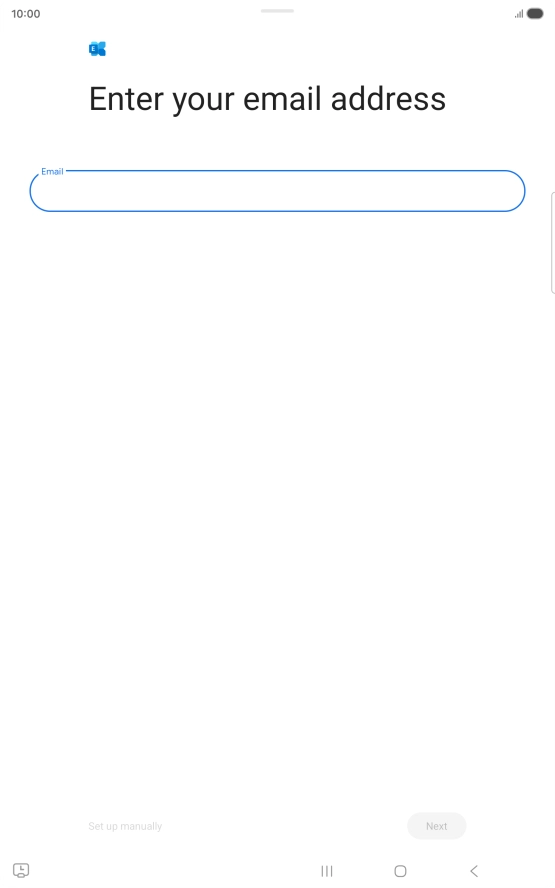 Press the field below 