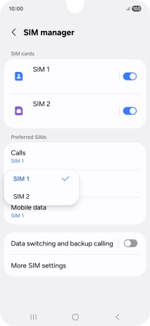 Press the required price plan.