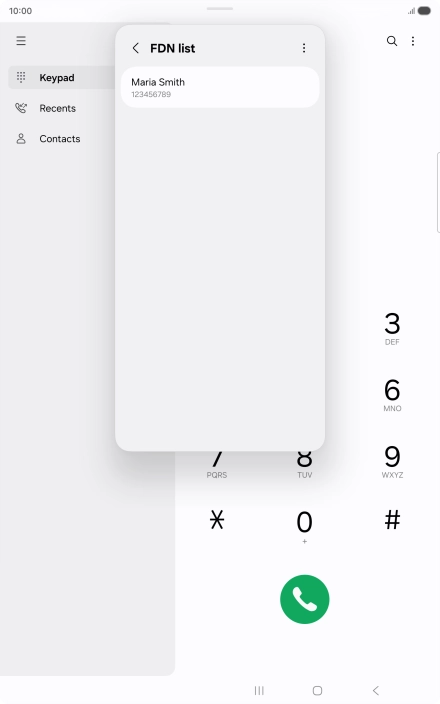 Press the Home key to return to the home screen.
