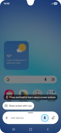 Say, in your own words, what you would like your phone to do, e.g.: OPEN [app], CALL [contact], SEARCH THE WEB FOR [information].