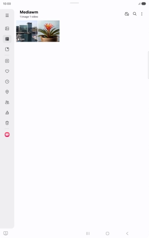 Press and hold the required picture or video.
