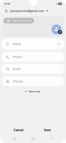 Press Name and key in the required name.