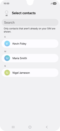 Press the field above 